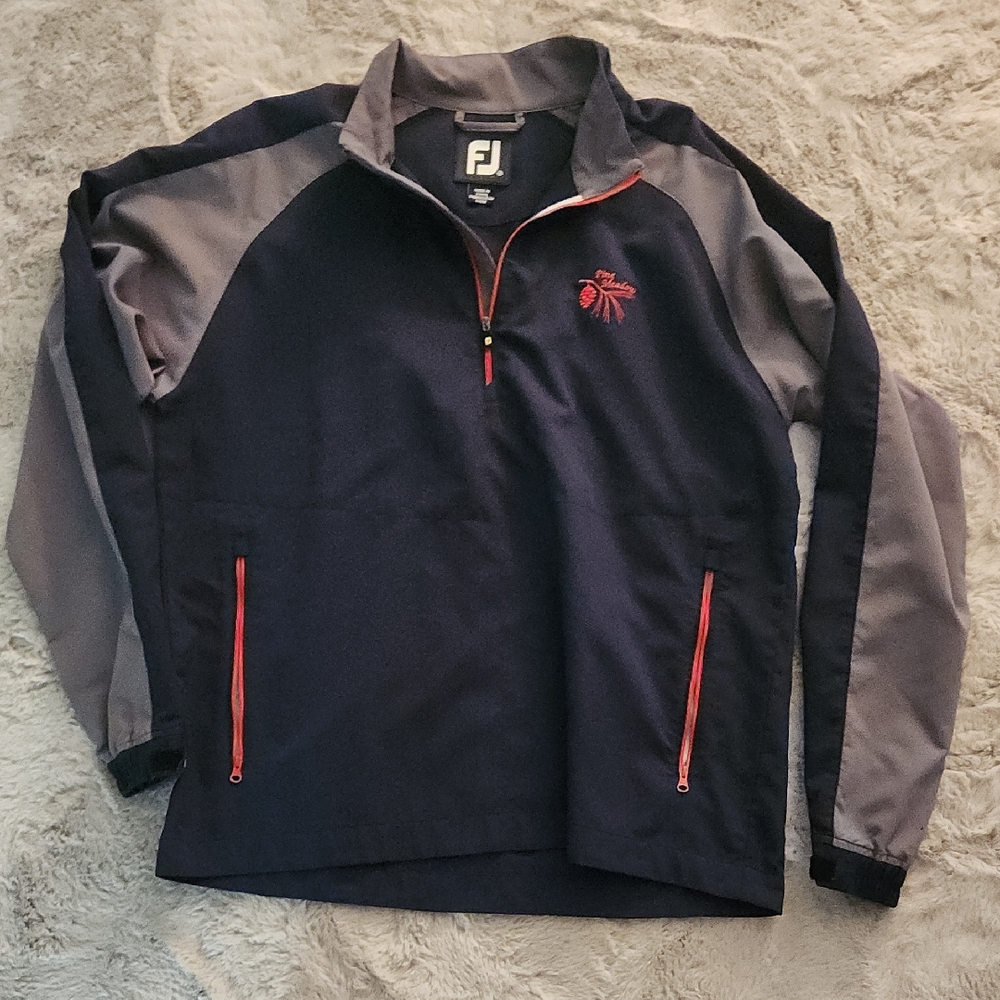 FootJoy Navy and Gray Men's Polo Shirt